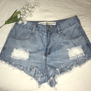 Ashley Mason denim shorts